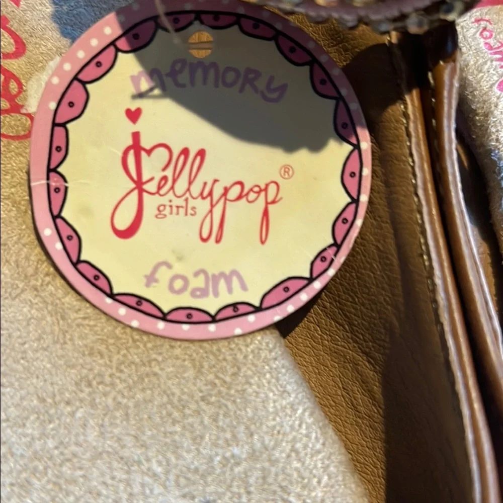 Jellypop Brown Mary Jane Dress Shoes with Vintage Charm